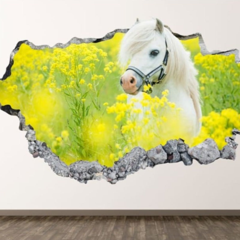 White horse wall stickers - Dream Horse