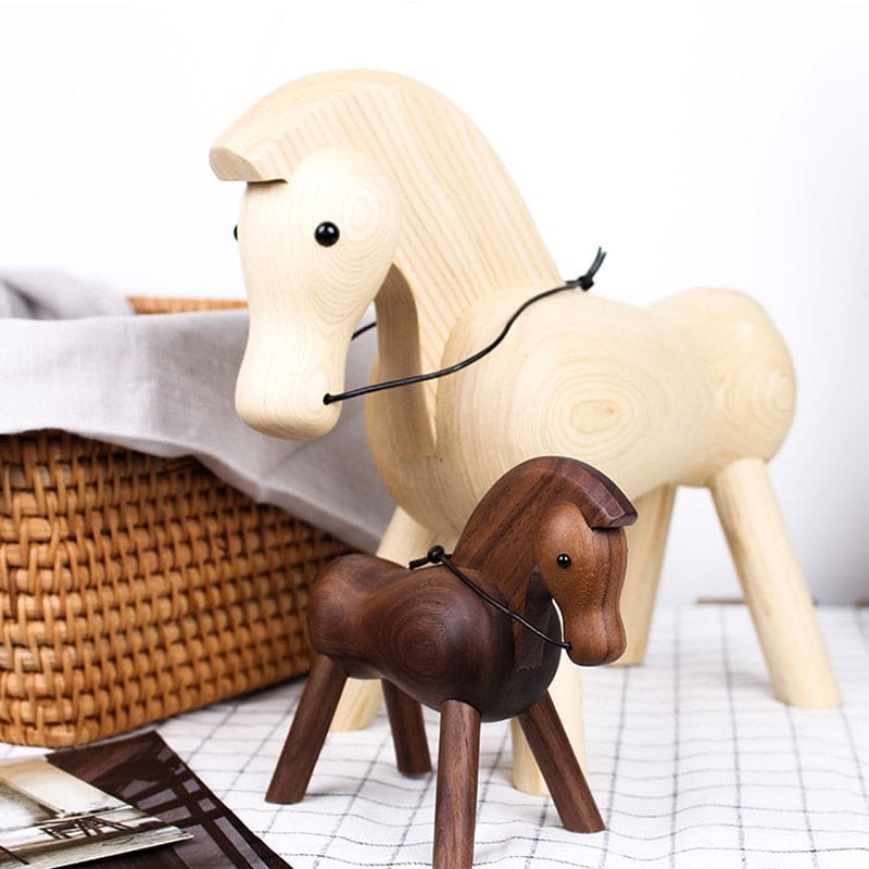 Wood horse sculpture - Dream Horse