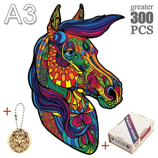 Wooden jigsaw puzzle horse - Dream Horse