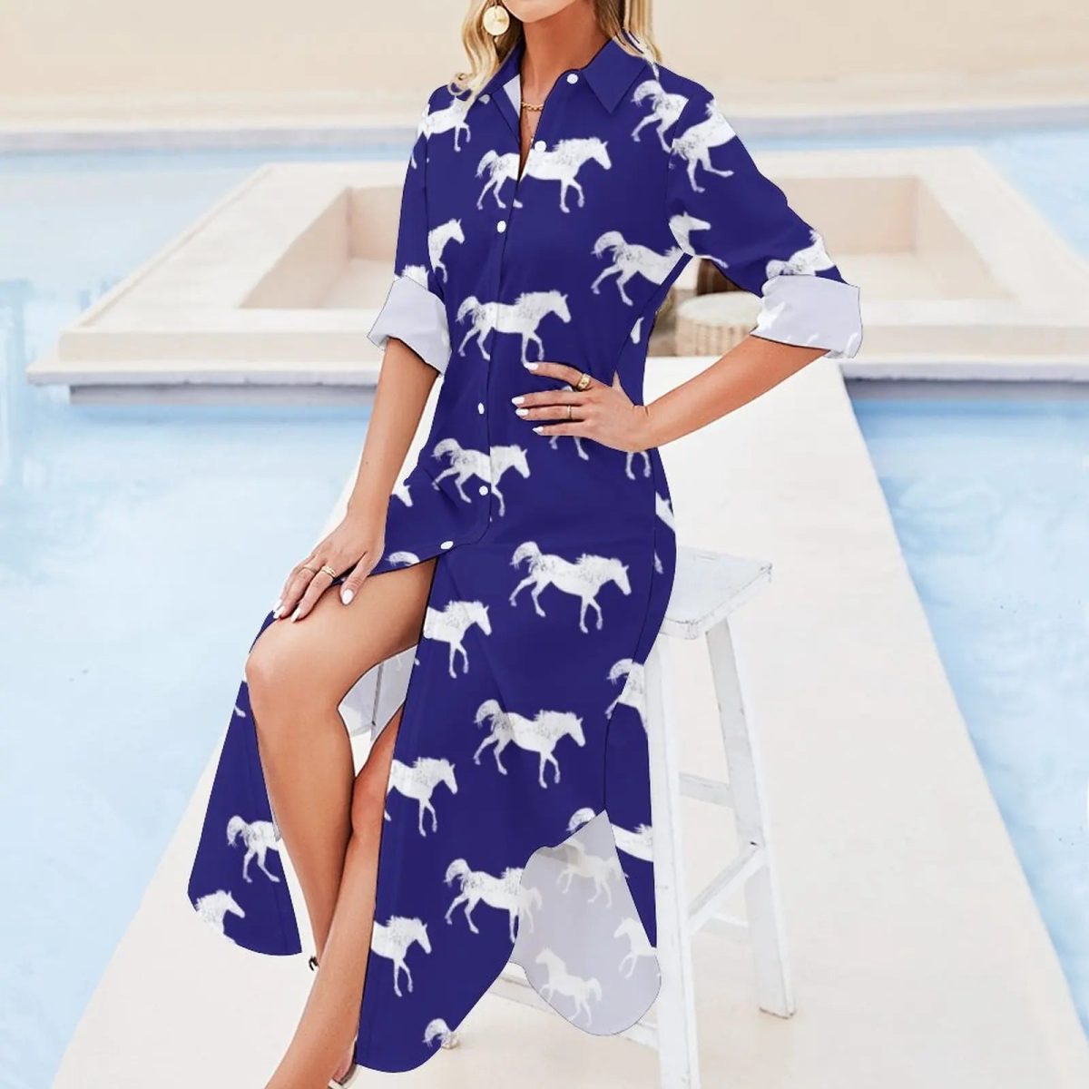 dress-with-horses-on-it